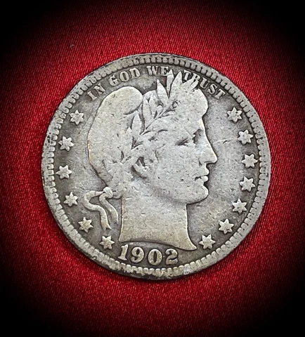 1902 P Barber Quarter ~ (BQ14) Cover