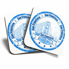 2 x Podkładki - San Francisco USA California Prezent domowy #7082