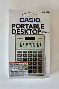 Casio MS-80B Tax and Currency Calculator with Large 8 Digit Display - Picture 1 of 2