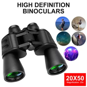 Telescopio portatile esterno esterno per esterni Hunting 20X 50 binocolo HD visione giorno/notturna - Foto 1 di 15