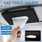 Car Tissue Box Cover Towel Sun Visor Paper Napkin Case Holder Organizer Storage