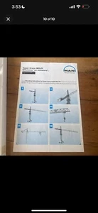 CONRAD MAN Wolffkran WOLFF Tower Crane with Trolley Jib 1/87 Scale - Picture 1 of 10