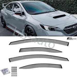 Viseras EOS para Subaru WRX JDM MUGEN 22-UP CLIP-ON ventilación de ventana lateral protectores contra la lluvia - Imagen 1 de 13