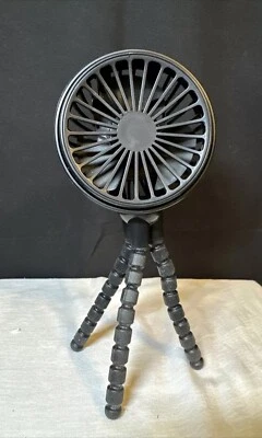 Nuevo mini ventilador portátil de mano con clip de trípode flexible, sin caja Foto 1 de 4