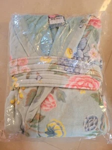 NEU Pip Studio Bademantel Gr. XL Good Evening Blue Hellblau NP 120€ Bathrobe - Bild 1 von 3