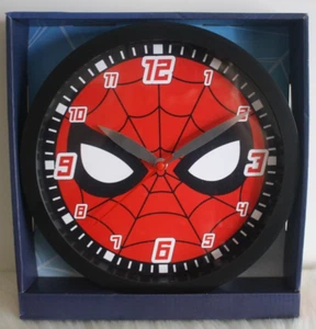 Spiderman Spider-Man Wall Clock -Analog Display Battery Operated Marvel 10"- NEW - Picture 1 of 4