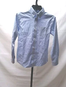 Izod Shirt Boys M 10/12 Medium Light Blue Oxford Button Down Long Sleeve NWT - Picture 1 of 8