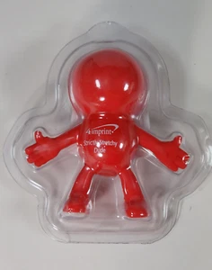 Bola de estrés para hombre 4" roja estrictamente elástica tipo de 4 - Imagen 1 de 4