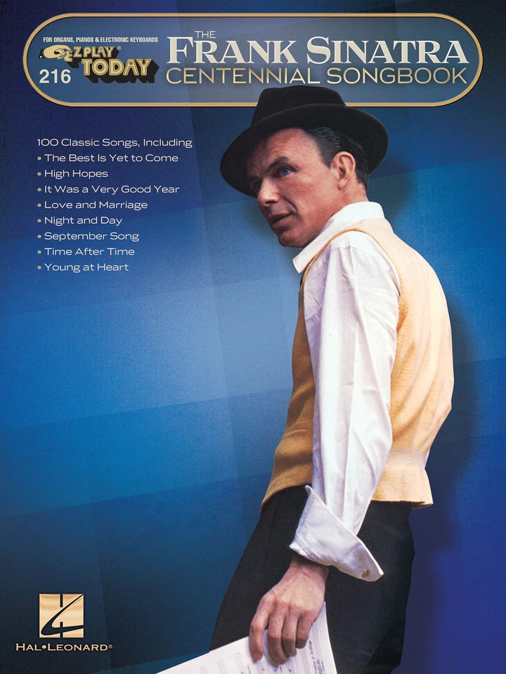 Frank Sinatra Centennial Songbook EZ Play Today Vol 216 Easy Piano Keyboard - Image 1 of 1