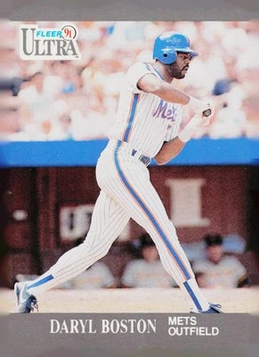1991 Ultra #211 Daryl Boston New York Mets - Image 1 of 2