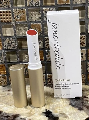 ColorLuxe Hydrating Cream Lipstick by Jane Iredale - 0.07 oz -Shade Scarlet - Image 1 of 4