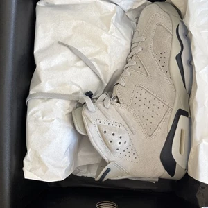 Jordan 6 Retro Georgetown Men’s Size 9.5 Magnet/ College Navy - Picture 1 of 4