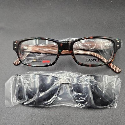 MARCO DE GAFAS EASYCLIP EC235 50-17-140 60 Bisagra Flexible Multicolor Nuevo Foto 1 de 4