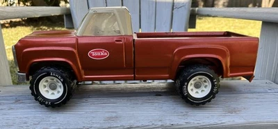 Vintage Tonka 1970s Dodge Pick Up Farm Truck Metallic Bronze Pressed Steel Toy - Image 1 of 4