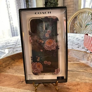 Coach Protective Magsafe Case for iPhone 2021 6.7 Moody Floral Glitter - Picture 1 of 10