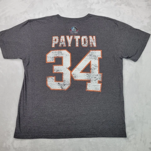 Chicago Bears Shirt Mens XL Grey Crew Football Team Walter Payton Jersey Adult Cover