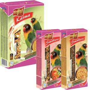 VITAPOL SET 2+1 Kolben+Obstfutter für Unzertrennliche 500g