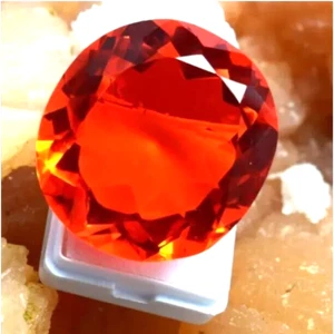 Natürlich Orange Topas Oval Schliff 133.30 Karat Schöne Lose Zertifiziert - Picture 1 of 3