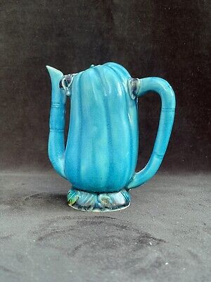 Chinese Turquoise Porcelain Puzzle Pot • 10.50£