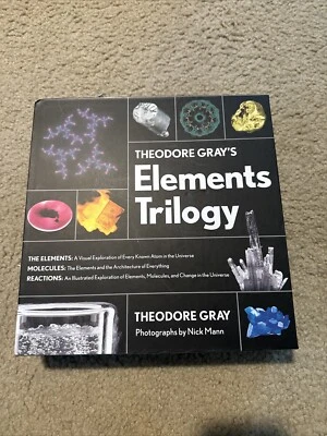 THEODORE GRAY'S ELEMENTS TRILOGY 3 Volumes Illustrated Science Books Chemistry  - Image 1 of 4
