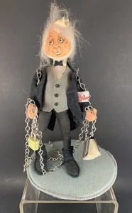 Jacob Marley Annalee Doll Charles Dickens Christmas Carol Ghost Chains Old Man - Picture 1 of 10