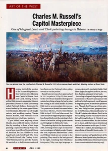 Charles M. Russell' S Capitol Masterpiece Lewis & Clark 2009 ~ artículo de revista - Imagen 1 de 1