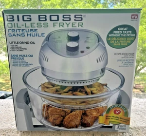 Big Boss 16 Quart Oil-Less Fryer 8605 complete appears unused Excellent w box - Picture 1 of 20