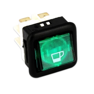 Interruttore saeco via veneto luminoso verde bipolare - 1 pezzo - Foto 1 di 1