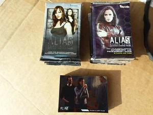 Lot Alias Trading Cards 22 Sealed Foil Packs + 32 Singles TV Television Entertai - Picture 1 of 3