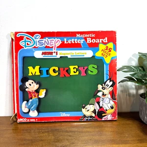 Vintage Disney Mickey's Magnetic Letter Board Mickey Mouse University 1987 - Picture 1 of 6