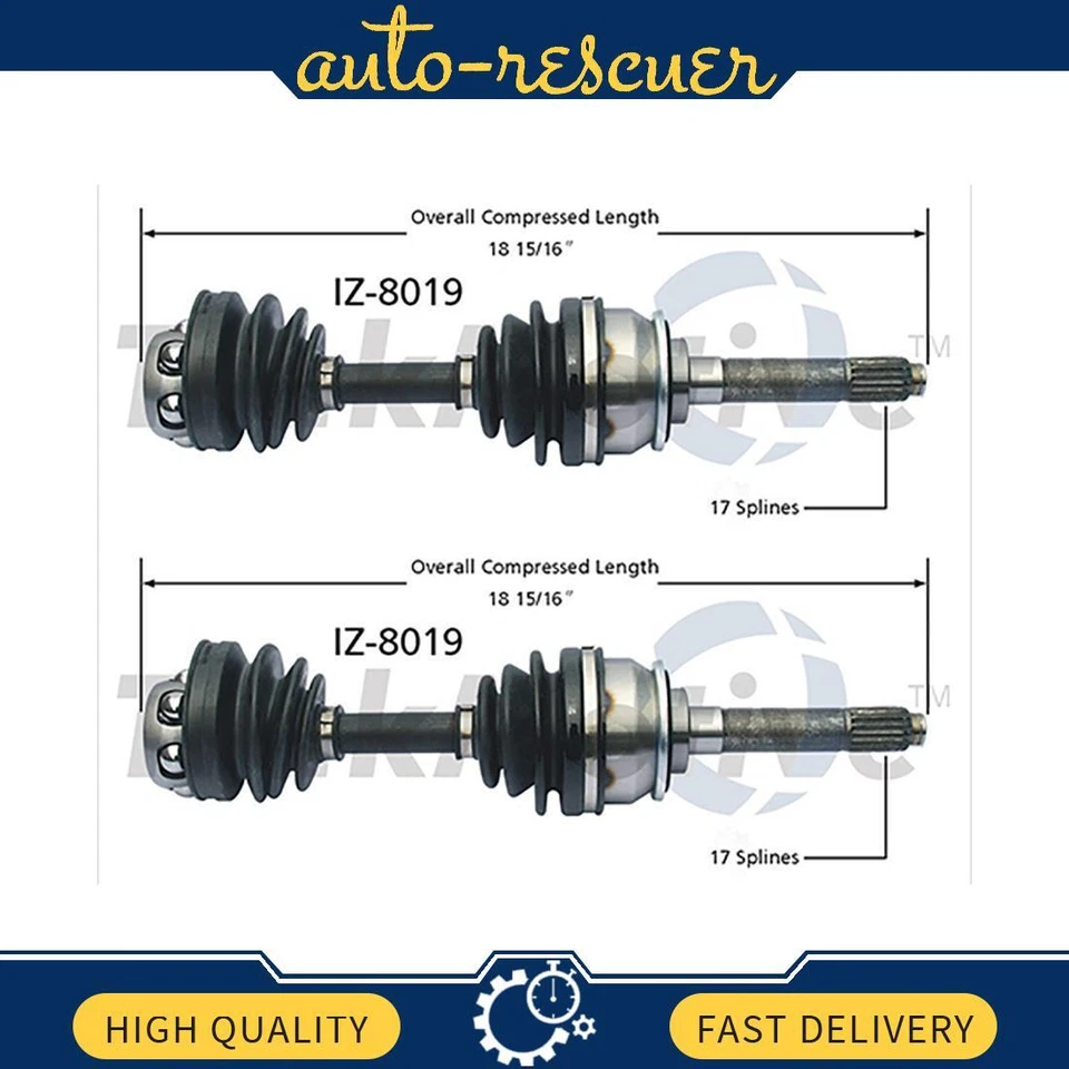 Eje TrakMotive CV 2x se adapta a Isuzu Trooper de 1992 a 1994 Foto 1 de 2