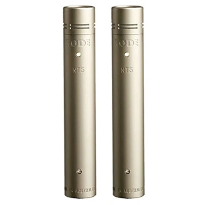 Rode NT5 Matched Pair Small Diaphragm Cardioid Condenser Microphones - Image 1 of 2