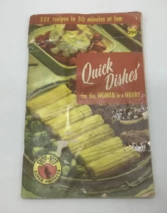 Shop-Rite Quick Dishes For The Woman In A Hurry-1960’s Recipe Booklet - Picture 1 of 6