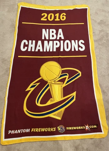 Rare Cavs Cleveland Cavaliers Championship Blanket SGA 12/29 Giveaway Fleece Cover