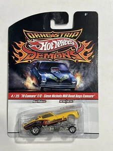 1/64 Hot Wheels ‘70 Camaro F/C Steve Nichols Mill Road Drag Strip Demons - Picture 1 of 7