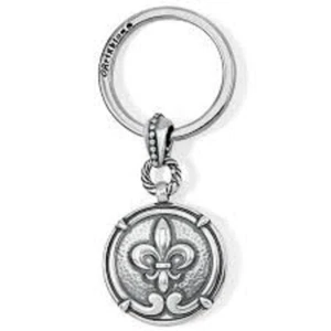 Brighton Ferrara Fleur De Lis Key Fob E18380 $48 NWT - Picture 1 of 1