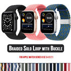 Solo Loop Strap iWatch Band For Apple Watch Ultra2 9 8 7 6 5 4 3 SE Braided