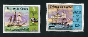 TRISTAN DA CUNHA  SCOTT#157-161  MNH  SHIP TOPICAL - Picture 1 of 2