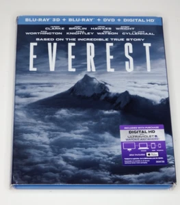 Everest (Blu-ray 3D, Blu-ray, DVD, 2015 Film) Includes Slipcover, Jason Clarke - Picture 1 of 5