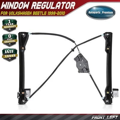 Regulador de ventana eléctrica para Volkswagen Beetle 98-10 hatchback conductor delantero izquierdo Foto 1 de 4