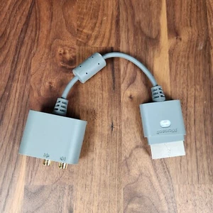 Genuine OEM Microsoft XBOX 360 Video Game Audio Adapter X808221-001 TESTED WORKS - Picture 1 of 8