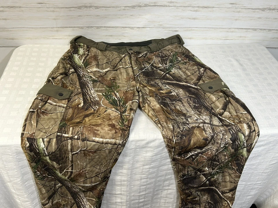 EXCELLENT! Scent-Lok AP Real Tree Camo Hunting Pant XXL 2XL Men THICK FLEECE - Image 1 of 4