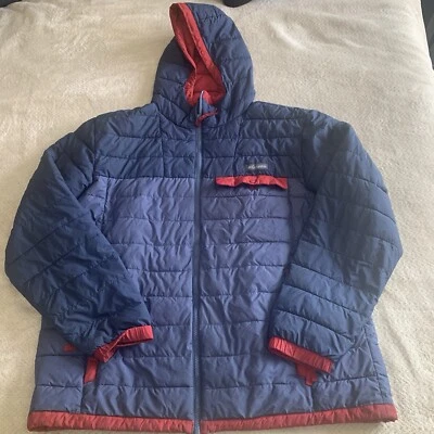 Columbia Chaqueta Puffer Cremallera Completa Sudadera con Capucha Para Hombre Talla 2XL Rojo/Azul Invierno Foto 1 de 4