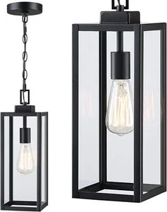 17 Inch Outdoor Pendant Light,Front Porch Outdoor Pendant Light - Picture 1 of 4