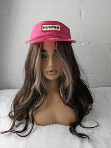 Hunter for Target Hot Pink Adjustable Casino Visor Clear 0ne Size Adjustable NWT - Picture 1 of 6