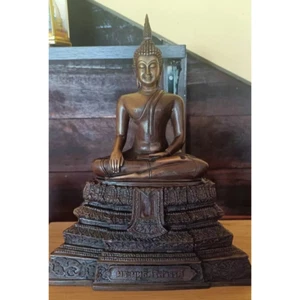 Amulet Mara Vijaya Posture Luang Pho Si Sawan, Nakhon Sawan Sri Sawan Buddha - Picture 1 of 5