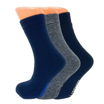 Thermal Crew Socks for Women Lambs Wool Socks 3 Pairs Size 5-7 - Image 1 of 4