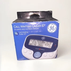 GE Call Waiting Caller ID 70 Imię Numer Pamięć 29096GE1 Duży wyświetlacz Biały VTG - Zdjęcie 1 z 11