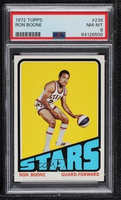 1972-73 Topps Ron Boone #239 PSA 8 - Image 1 of 2