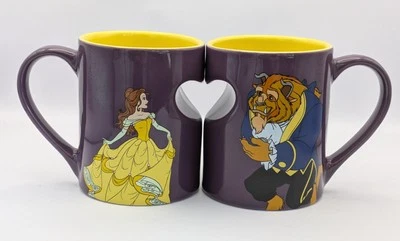 Disney Beauty And The Beast  Love Heart Collectors Cup / Mug Set - Image 1 of 4